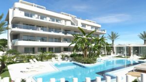 Mira Viva Life, 3 soveroms leilighet i supert kompleks i Lomas de Cabo Roig