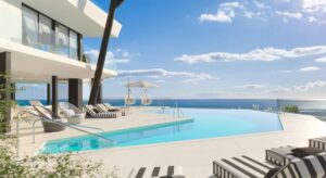 Carat Sky Villas, 2 soveroms leiligheter i 200m fra sjøen i Carvajal Fuengirola